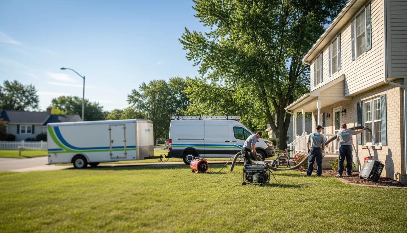 Flooded Basement Restoration And Cleanup With Repair in Beallsville, OH near me